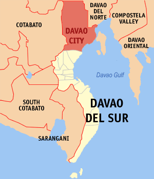 ダバオ市地図